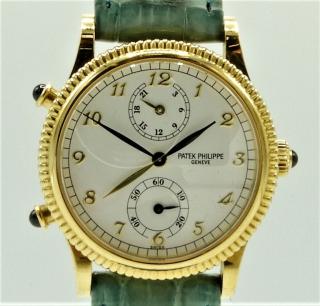 Appraisal: Patek Philippe Lady's Calatrava Travel Time Watch SWITZERLAND CIRCA A