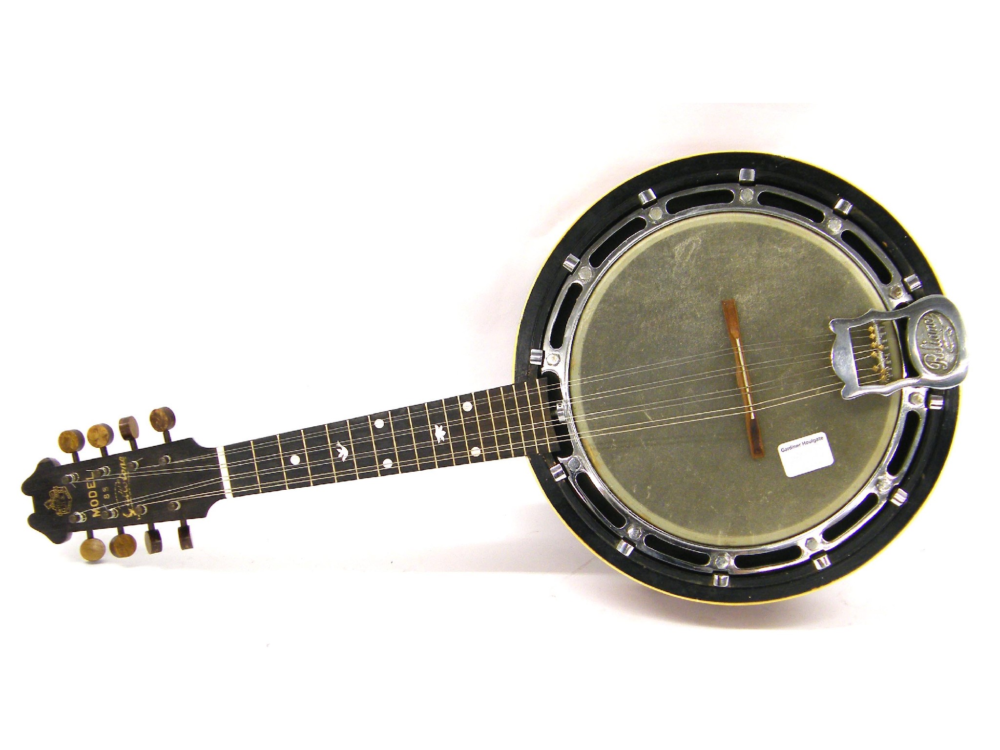 Appraisal: Reliance Gallotone model S mandolin banjo circa case