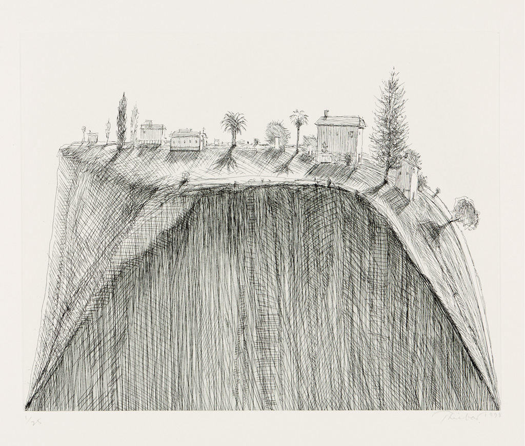 Appraisal: WAYNE THIEBAUD Estate I Etching and drypoint x mm x