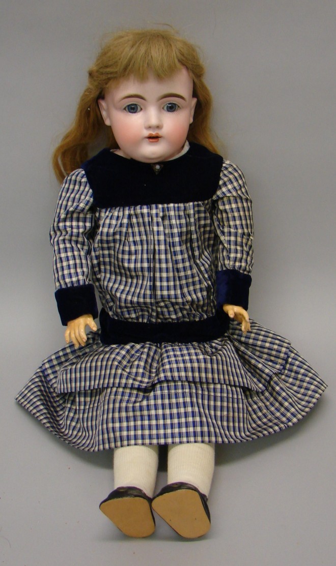 Appraisal: Dep Made in Germany shoulderhead doll Blue sleep eyes open