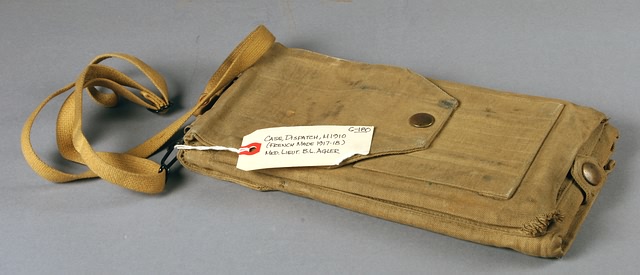 Appraisal: M Dispatch Case with strap French made - marked Lieutenant