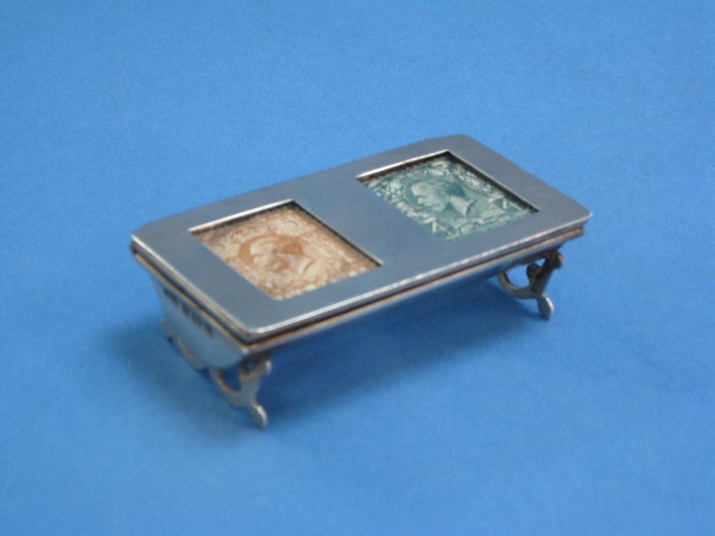 Appraisal: An Edward VII Double Stamp Box Birmingham