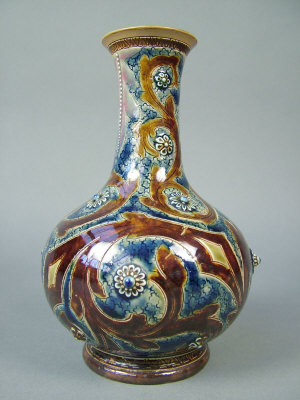 Appraisal: A Doulton Lambeth stoneware vase by Arthur Barlow circa of