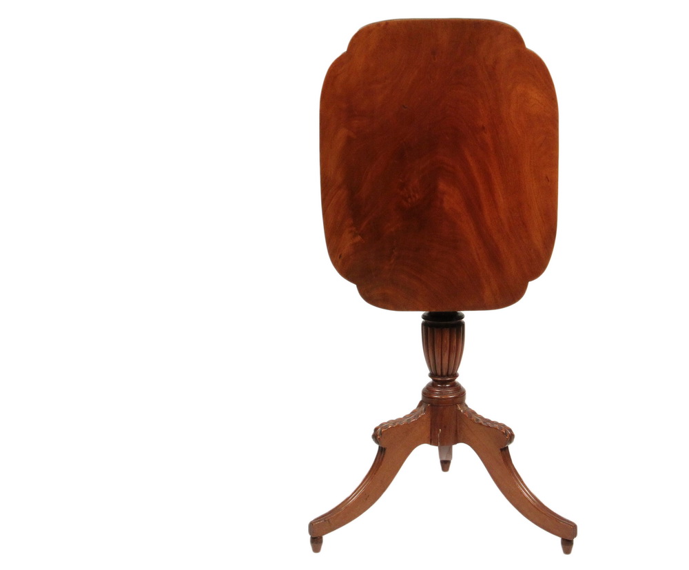 Appraisal: TILT-TOP LAMP TABLE - Very Fine Federal Period Cuban Mahogany