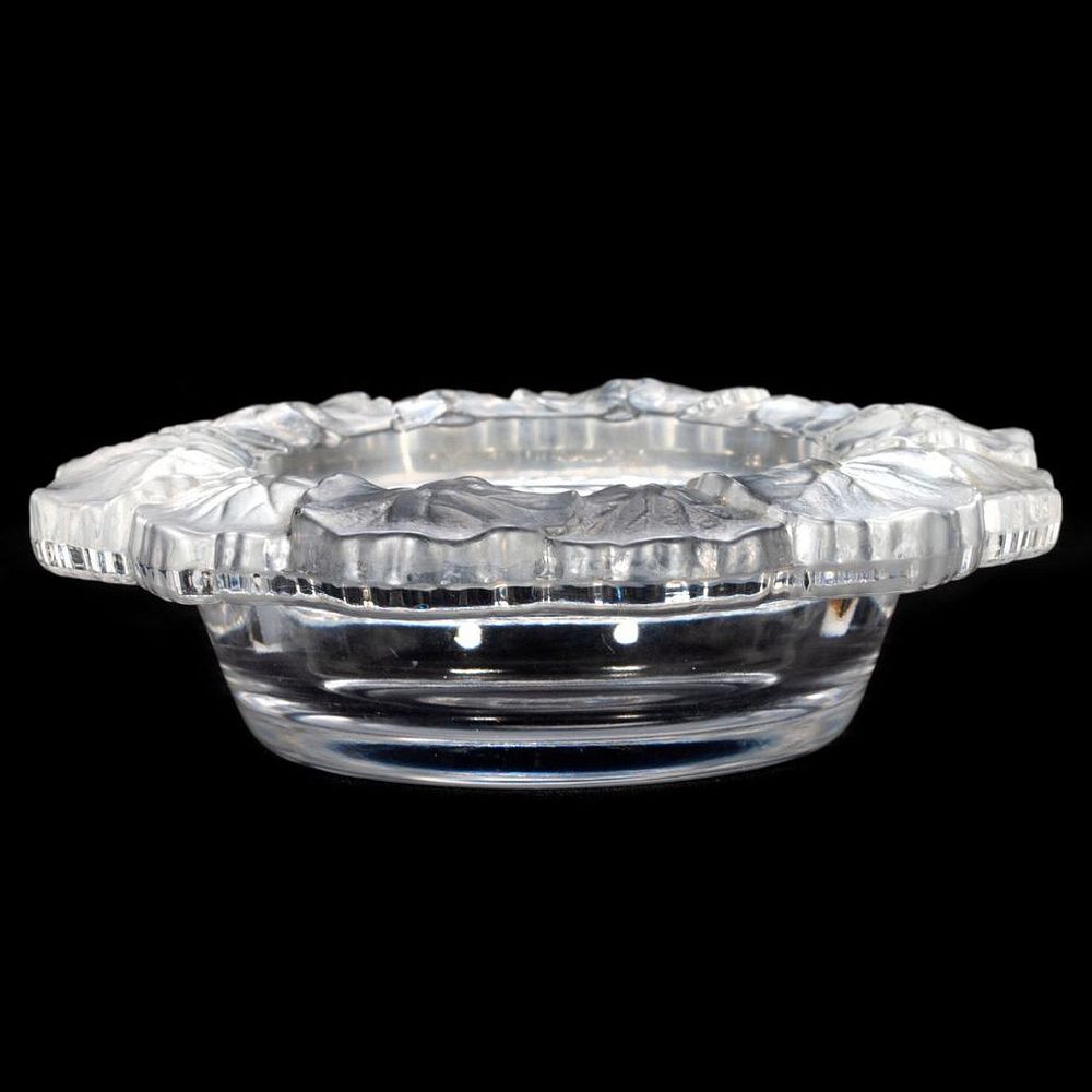 Appraisal: Lalique Nasturtia Bowl in diameter Condition Very good as new