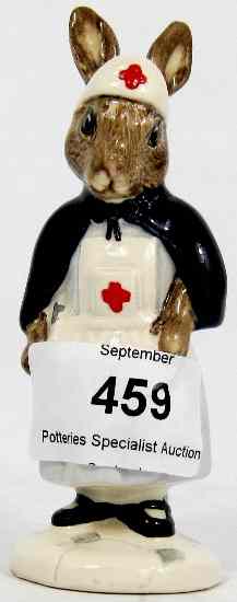 Appraisal: Royal Doulton Bunnykins Figure Nurse DB Red Cross