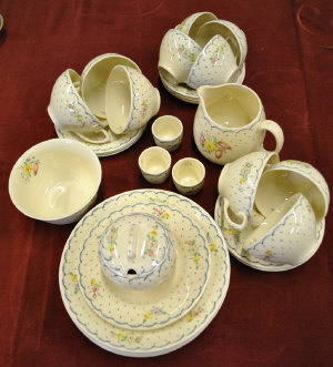 Appraisal: A Susie Cooper part tea service pattern comprising x cm