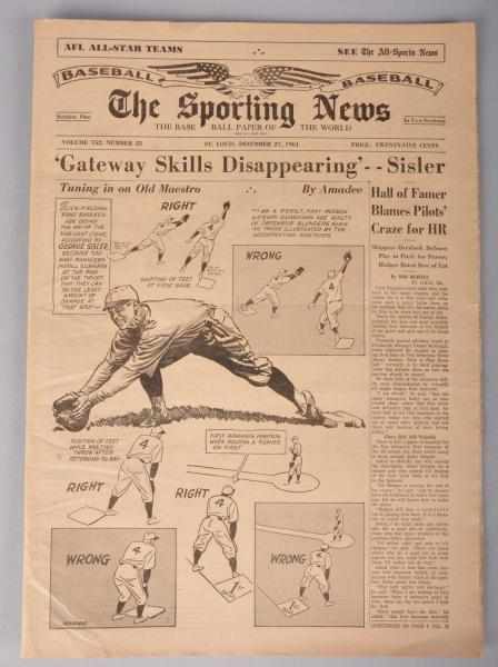 Appraisal: Lot of The Sporting News Newspapers Description Complete run from