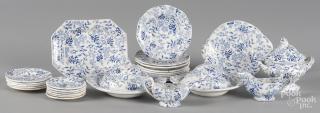 Appraisal: Miniature Staffordshire dinner service twenty-seven pcs