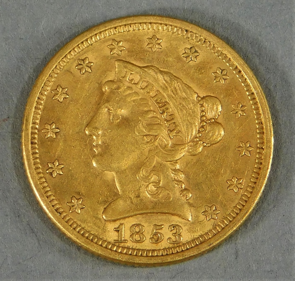 Appraisal: DOLLAR LIBERTY HEAD EAGLE GOLD COIN United States dollar liberty