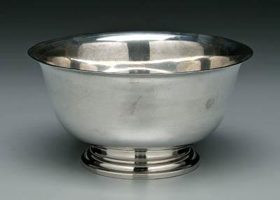 Appraisal: Cartier sterling silver bowl Paul Revere reproduction quot quot no