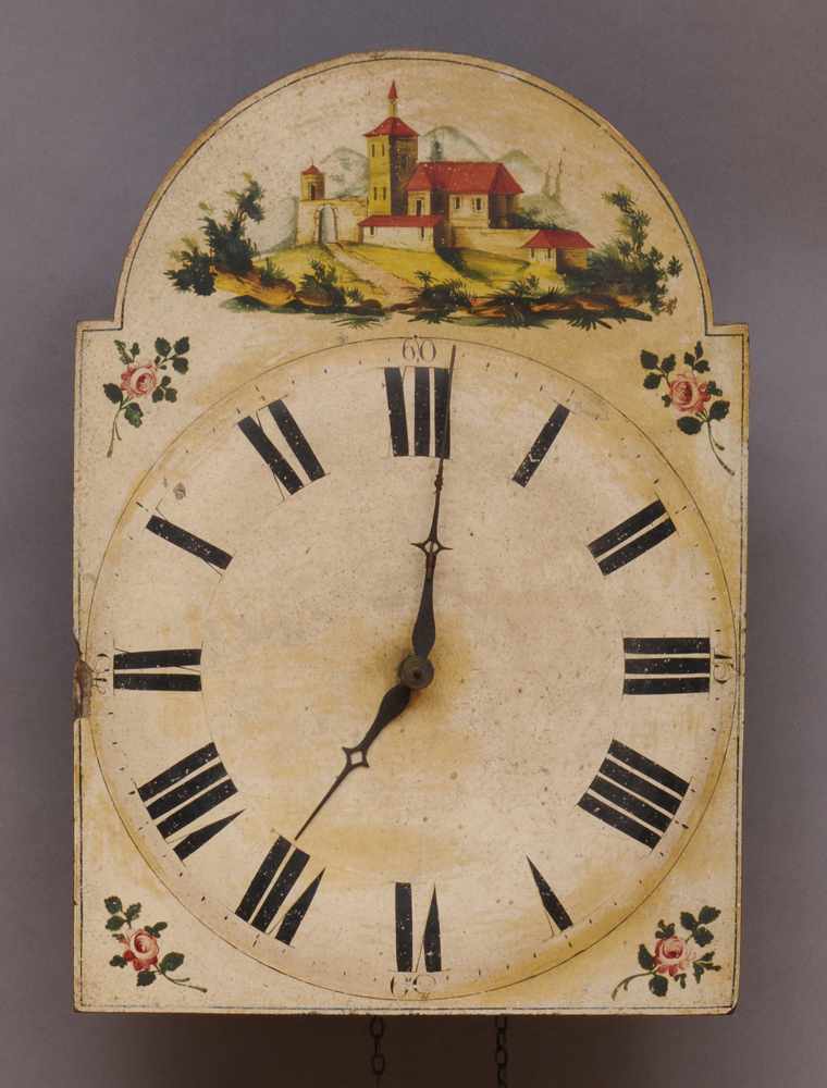 Appraisal: GERMAN WAG ON THE WALL CLOCK EARLY TH C The