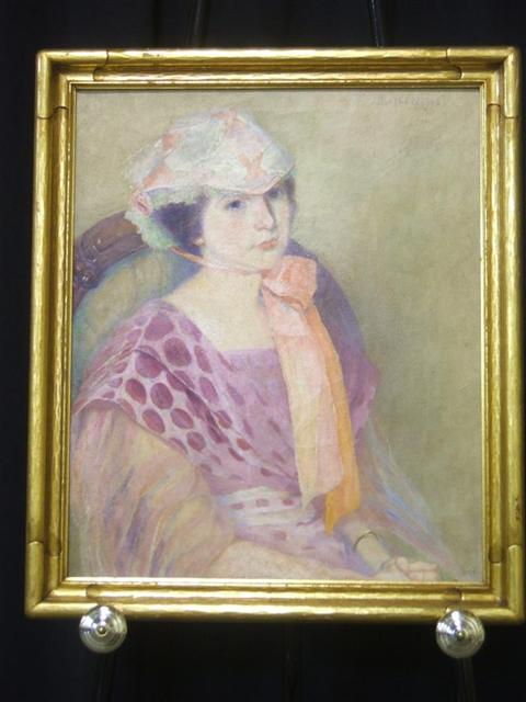 Appraisal: BERTHA NOYES WASHINGTON - PORTRAIT OF A LADY Oil on