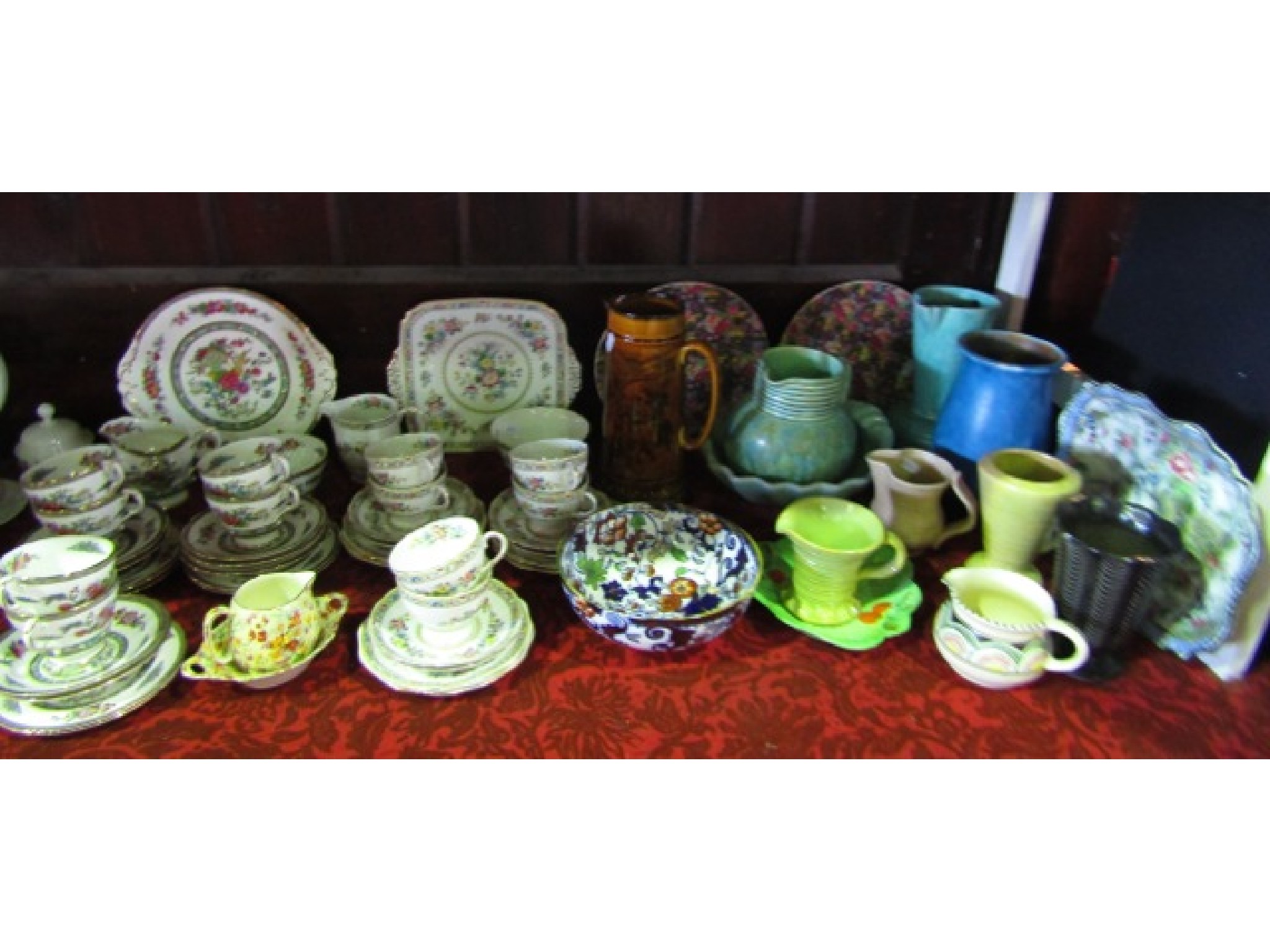 Appraisal: A quantity of ceramics including paragon Tree of Kashmir tea