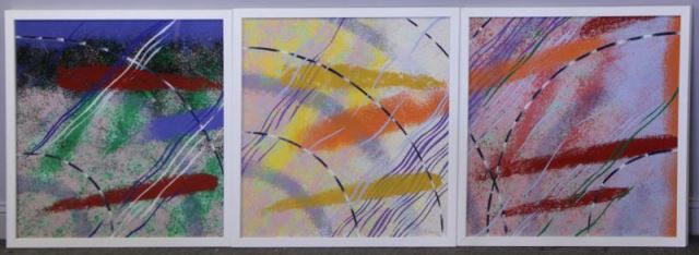 Appraisal: LOVING Alvin Set of Three Color Screenprints All signed and