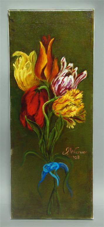 Appraisal: SENATOR JOHN WARNER BOUQUET OF FLOWERS Giclee x in Lower