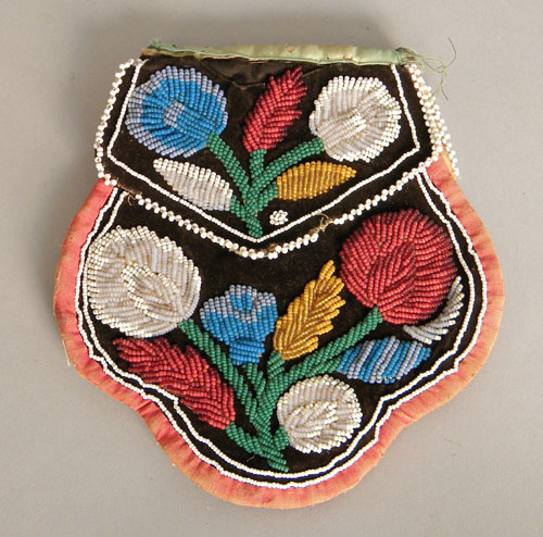 Appraisal: Beaded purse th c h