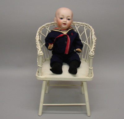 Appraisal: Lot L cir Unmarked solid dome character baby Possibly Morimura