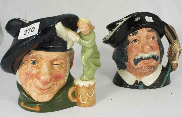 Appraisal: Royal Doulton Large Character Jugs Tom O'Shanter D and Sancho