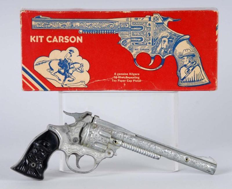 Appraisal: Kit Carson Cap Gun Description Includes box Box has some