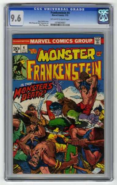 Appraisal: Frankenstein CGC Marvel Comics Click for full description