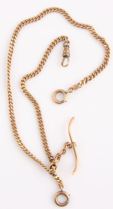 Appraisal: K rose gold long with swivel and spring ring sliding