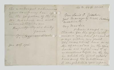 Appraisal: Varina H Davis letter -line autograph letter December to Mr