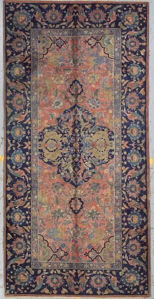 Appraisal: An Indian long carpet Circa size approximately ft x ft