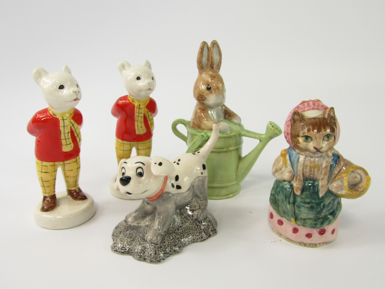 Appraisal: A pair of Beswick figures of Rupert The Bear Beatrix