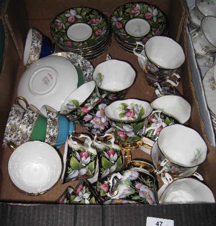 Appraisal: Royal Albert Provincial Flowers Tea Cups and Saucers in the