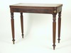 Appraisal: CARD TABLE - Sheraton period mahogany card table with molded