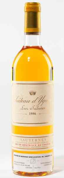 Appraisal: Chateau d'YquemSauternes bottlebn lbsl''With greater evidence of botrytis than the