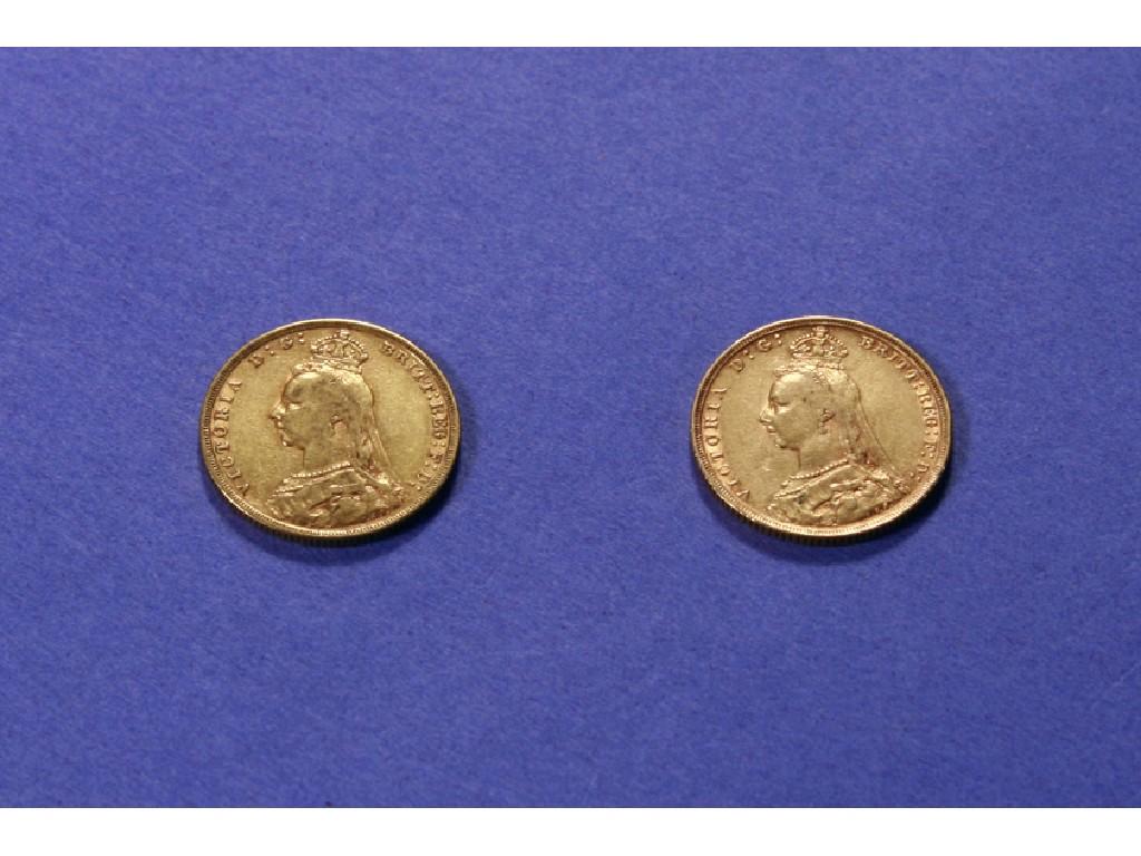 Appraisal: A VICTORIAN GOLD SOVEREIGN and one other