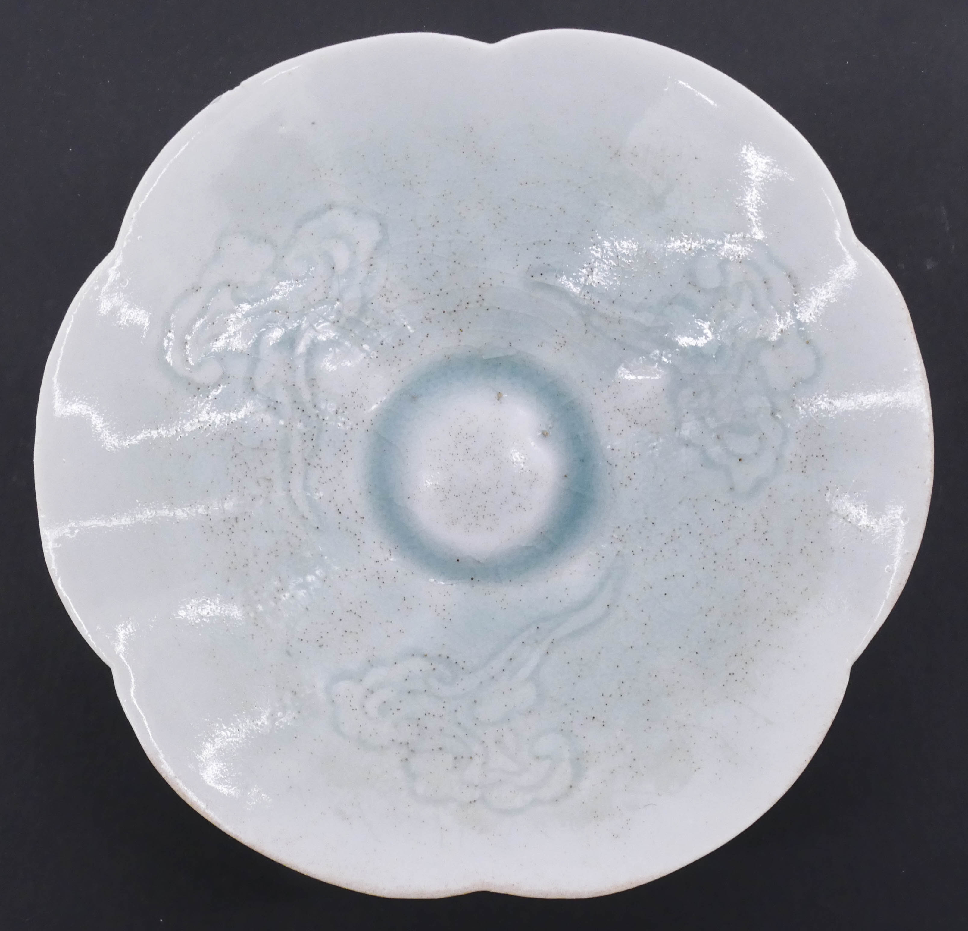 Appraisal: Fine Chinese Song Qingpai Cloud Dish ''x '' Exceptional small