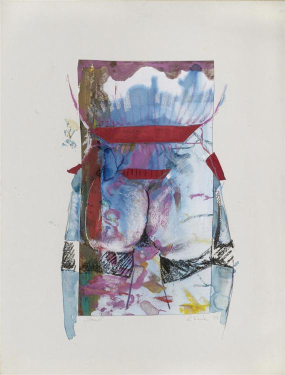 Appraisal: KNIE ROLF born in in Bern Straps Mixed media and