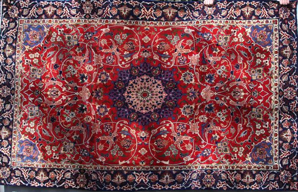 Appraisal: Tabriz rug ' x ' Good condition EST -