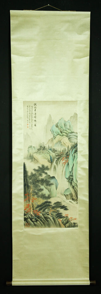 Appraisal: A - Chinese Scroll Painting Scroll painting China of a