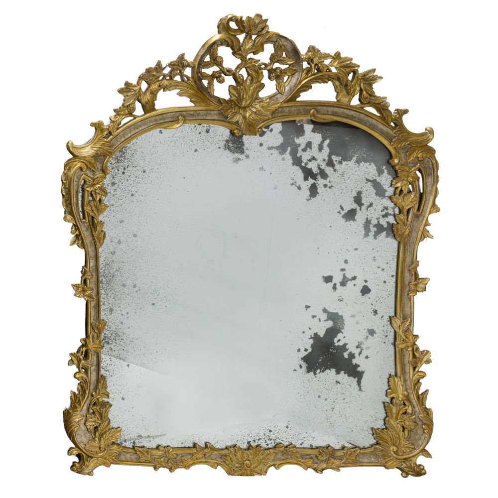 Appraisal: JOHN RICHARD GILT COMPOSITE WALL MIRRORHaving attached maker name en