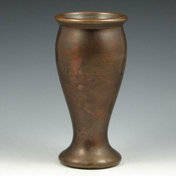 Appraisal: Clewell copper clad vase on a Weller form Marked Clewell