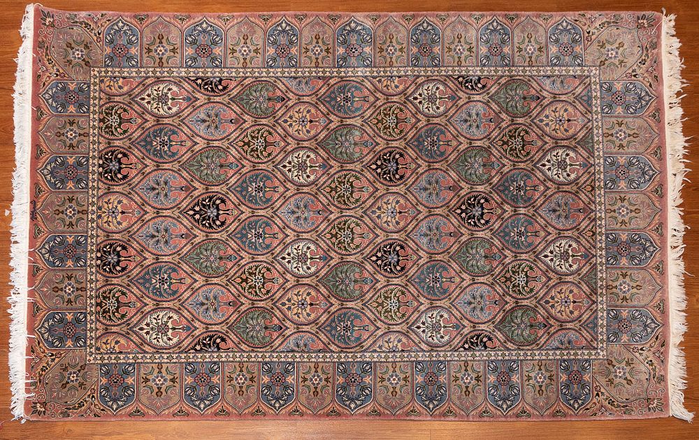 Appraisal: Fine Tabriz Garden Design Rug Persia x Fourth quarter- th