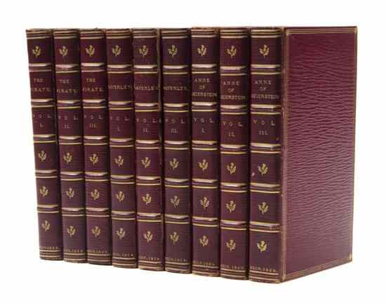 Appraisal: COLLECTED WORKS SCOTT SIR WALTER A group of nine uniformly