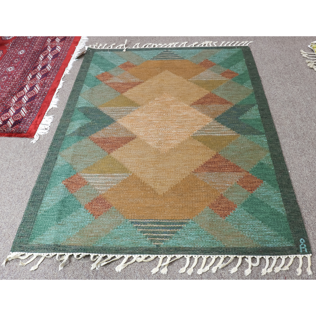 Appraisal: Swedish Kilim Sweden st Century wool ' x ' Time