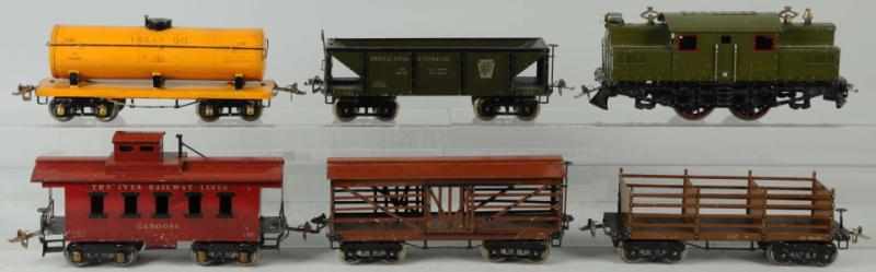 Appraisal: Ives No Standard Gauge Freight Train Set American Pre-war Includes