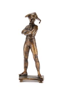 Appraisal: After Ren de Saint-Marceaux French - L'Arlequin - patinated bronze