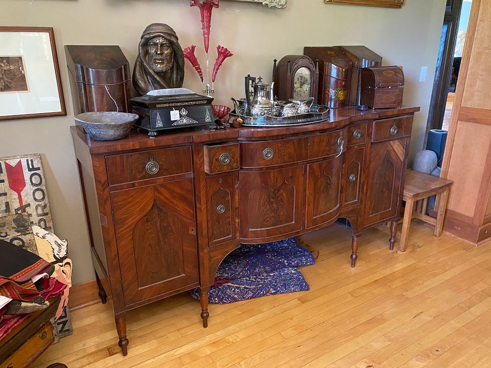 Appraisal: Period Sheraton Sideboard Period Sheraton Sideboard Condition Please Email for