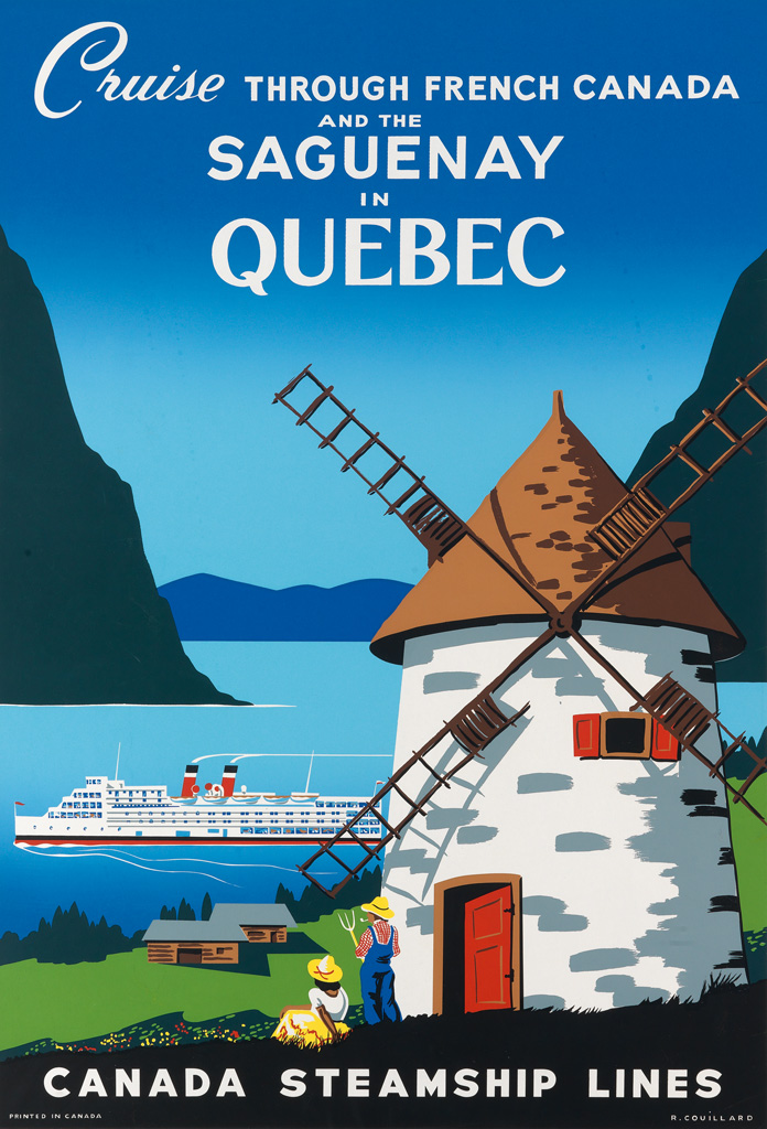 Appraisal: ROGER COUILLARD - CRUISE THROUGH FRENCH CANADA AND THE SAGUENAY