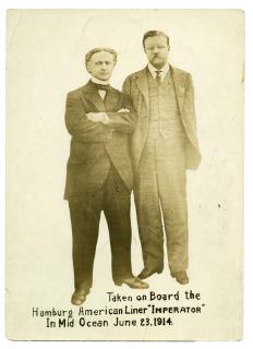 Appraisal: Houdini Harry Photograph of Houdini and Teddy Roosevelt June A