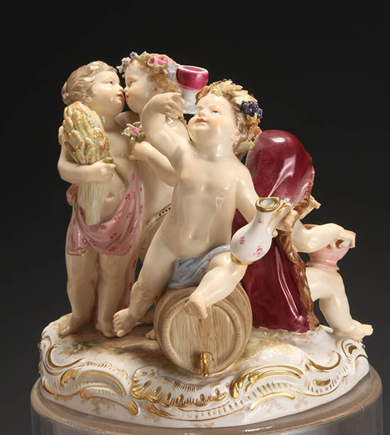 Appraisal: Lot Property of Various Owners Meissen Figural Group of The