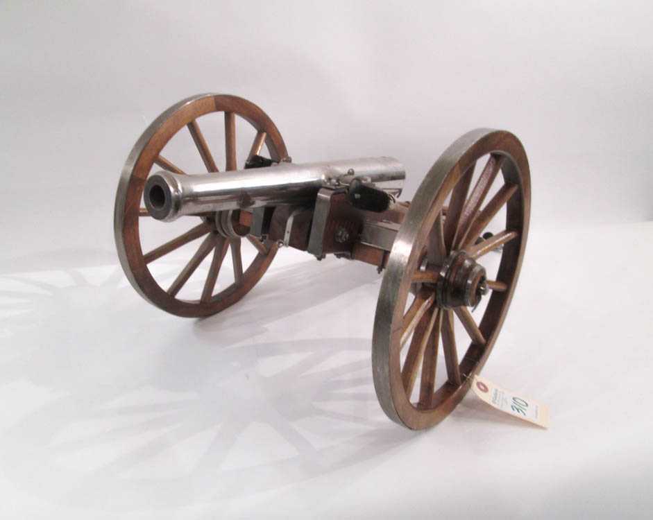 Appraisal: NAPOLEON III MODEL CANNON reminiscent of the cannons used by