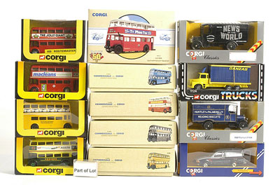 Appraisal: Corgi Bus Collection including Corgi Classic issues No The Jolly